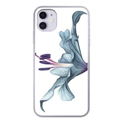 Produktbild von MuchoWow® Handyhülle Schutzhülle Hülle für iPhone 11 Blumen - Aquarell - Lilie Silikon Softcase Handy Hülle - Handytasche