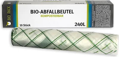 Produktbild von 240 L Abfallbeutel 10er Pack / Bio4Pack /Müllbeutel / Mülltüte / Biobeutel / Kompostbeutel
