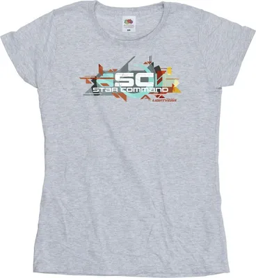 Produktbild von Disney - "Lightyear Star Command Graphic Title" T-Shirt für Damen BI29116 (L) (Grau)