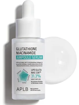 APLB Glutathione Niacinamide Ampoule Serum – sérum s 2 % niacinamidu, glutathionem a Centellou 40 ml – obrázek 1