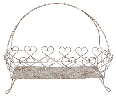 Zdjęcie produktu dla Clayre & Eef Etagere 50x24x41 cm biało-brązowy metal