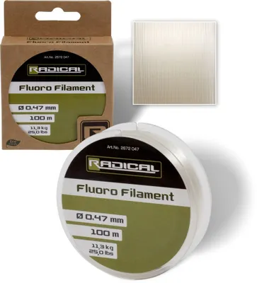 Produktbild von Radical Fluoro Filament Fluorocarbon Schnur Ø 0,43mm 100m 9kg