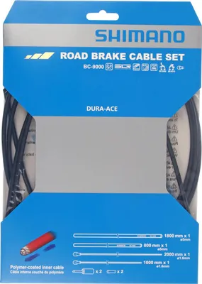 Produktbild von Shimano Dura-Ace R9100/R8000 BC-9000 Polymer-Bremszüge und -hüllen, schwarz