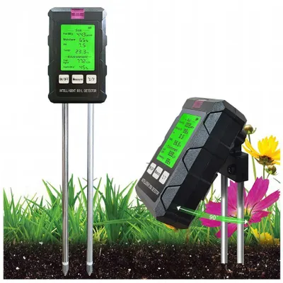 Produktbild von Säuremessgerät, Bodentester, Gartenboden-pH-Messgerät 6-in-1