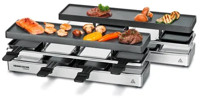 Immagine prodotto di ROMMELSBACHER RC 1600 grill da tavolo per raclette 4+4 1590 W Xylan Plus nuovo