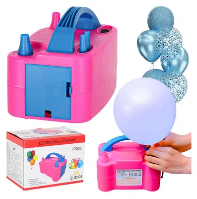 Zdjęcie produktu dla Pompka elektryczna balony różowa 600W szybkie pompowanie urodziny wesele dekoracje