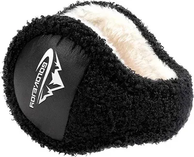 Produktbild von Zusammenklappbarer Ohrenschützer für Herren aus Fleece - Winddichtes & Wärmendes Schwarz Stirnband, Ideal für Outdoor