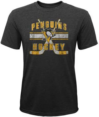 Immagine prodotto di Maglietta NHL Superstripe, grafica della squadra Pittsburgh Penguins sul davanti, taglia: 140 M