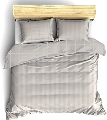 Produktbild von De Witte Lietaer De Witte Lietaer Bettbezug Baumwolle Satin Zygo - Twin Jumeaux - 240 x 220 cm - Taupe