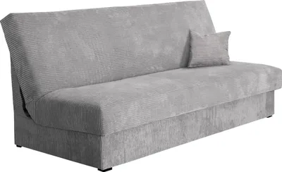 Produktbild von MIRJAN24 Schlafsofa Adela Mini Cord, Couch mit Schlaffunktion und Bettkasten, 3 Sitzer Aufklappbar Sofa (Farbe: Poso 01)