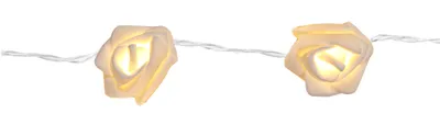 Produktbild von Best Season LED-Lichterkette "Rose Basket" 15 warm white LED Kabel: transp./ weiss, LED w/w, Timer, 2,1m, Batte, 726-29