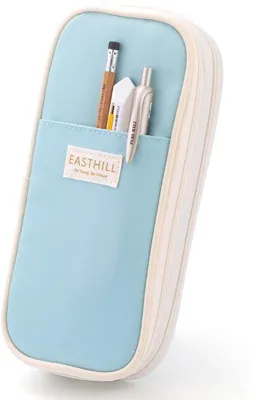 Produktbild von Schultertasche, großes Etui, Füllerhalter für Jugendliche - blau