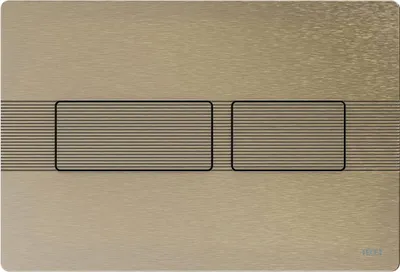 Immagine prodotto di Plaque de poussée TECE WC TECEsolid, en acier inoxydable, pour la technologie à double chasse d'eau, 9240437, 9240437