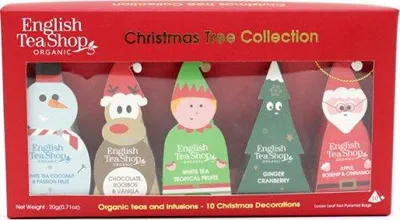Produktbild von Eine Reihe von Weihnachtstees. Weihnachtsbaum Kleiderbügel (10x2)  20 g English Tea Shop