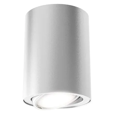 Produktbild von Briloner  Tube LED Deckenlampe Schwenkbar Rund Aufbauleuchte 5W Silberfarbig