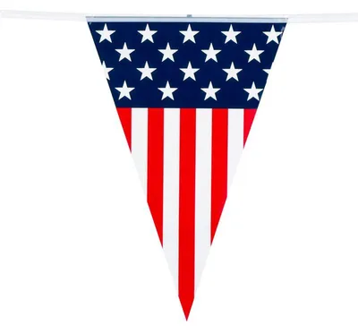 Produktbild von Wimpelkette USA 6m