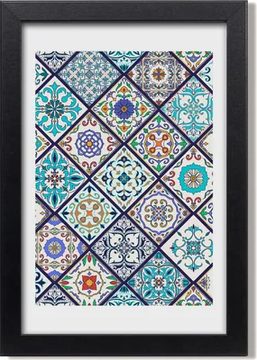 Produktbild von Bild 20x30 MDF-Rahmen, Wandkunst Keramikfliesen