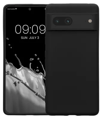 Produktbild von kwmobile Handyhülle für Google Pixel 7 Hülle - TPU Case - Kabelloses Laden - Schutzhülle Cover in Schwarz