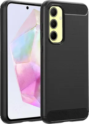 Produktbild von imoshion Brushed Back Cover Samsung Galaxy A35 - Schwarz