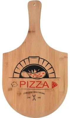 Produktbild von Pizzabrett, 30,5 x 53 x 1 cm, Bambus