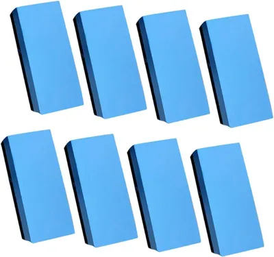 Produktbild von 8-teiliges Autowachs-Applikator-Set, hochdichte, doppelseitige Polierpads zum Reinigen, Polieren und Schützen der Fahrzeugkarosserie