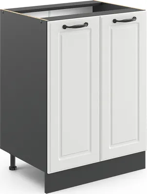 Produktbild von Küchenunterschrank Vicco R-Line Weiß Landhaus 60 cm ohne Arbeitsplatte, Model 36575