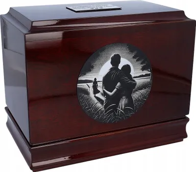 Immagine prodotto di Esclusiva urna in legno per la madre, urna personalizzata