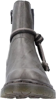 Produktbild von Rieker Damen Stiefelette Stretcheinsatz Reißverschluss transparente Sohle 78272, Größe:39 EU, Farbe:Grau