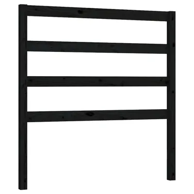 Immagine prodotto di vidaXL Testiera nera 81x4x100 cm in legno di pino massiccio