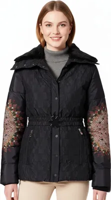 Productafbeelding van Damesjas Desigual Aggu, wintermodel, zwart, maat S