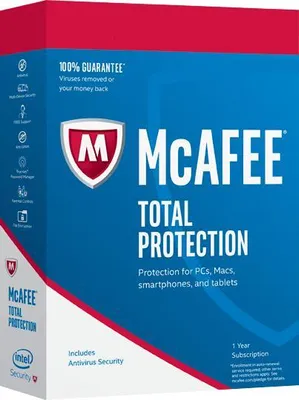 Produktbild von McAfee Total Protection - Abonnement-Lizenz (1 Jahr) - 1 Gerät - Download - Win, Mac, Android, iOS - Deutsch