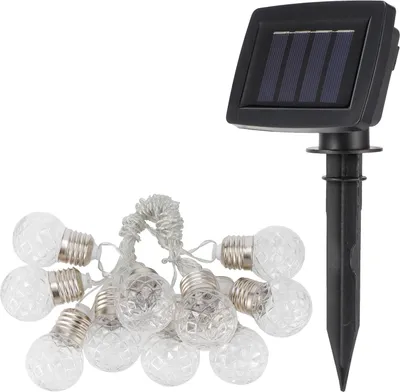 Obrázek produktu pro Vodotěsné 10LED čipy solární napájení String Light pro venkovní zahradní festivalové dekorace 3,8 m