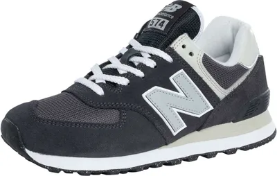 Produktbild von New Balance 574 Wildleder Trainer, Schwarz 42 EU