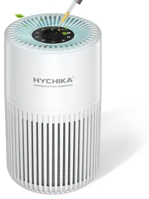 Immagine prodotto di Purificatore d'aria con filtro HEPA - Silenzioso 22 dB - Tre velocità - Bianco - Per camera da letto e ufficio