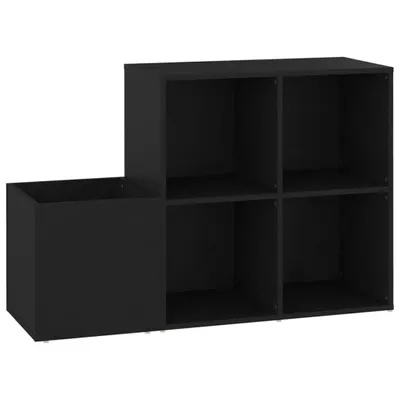 Produktbild von Flur-Schuhschrank Schwarz 105x35,5x70 cm Holzwerkstoff
