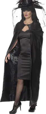 Immagine prodotto di Smiffys - Mantello "Deluxe" - Donna SM410 (taglia unica) (nero)