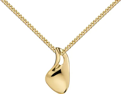 Produktbild von Design-Goldanhänger 333 Ketten-Anhänger Gold für Damen. Mit Kette 55 cm
