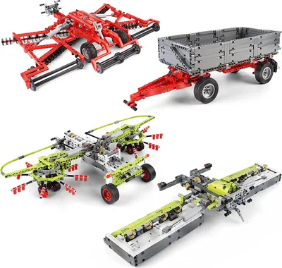 Produktbild von 17021 - Traktor Anhänger Supplement Pack (Mould King) Klemmbausteine
