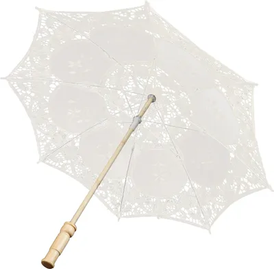 Produktbild von West Stil Braut Spitze Regenschirm Sonnenschirm Bankett Bühne Fotografie Prop Hochzeit Liefert