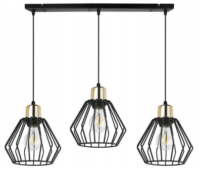 Produktbild von Hängelampe, Deckenleuchter, Drahtschirm, LED