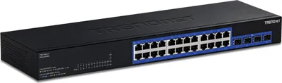 Immagine prodotto di TrendNet TEG-30262 TRENDnet 24-Port Gigabit Switch with 2 x 10G SFP+ Slots