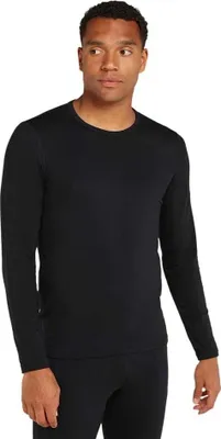 Obrázok produktu pre Icebreaker Merino Core Heavyweight základná vrstva s dlhým rukávom Black XL Pánske Black XL