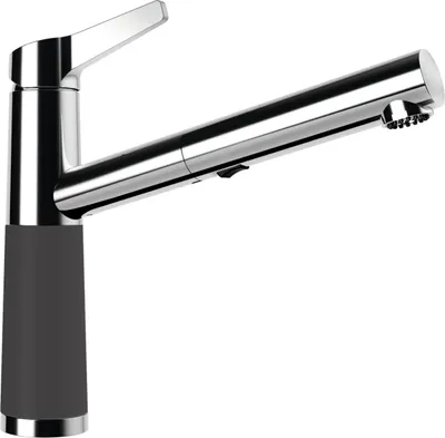 Produktbild von SCHOCK Armatur SC-510 in Green Line DUSK mit Zugauslauf / CRISTADUR®