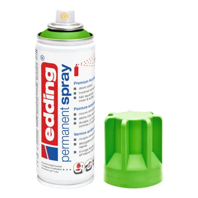 Produktbild von Edding 5200, 200 ml, Grün, Gelb, Matte, Sprühdose, Wasserfest