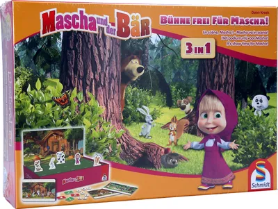 Produktbild von Mascha und der Bär, Bühne frei für Mascha! 3 in 1