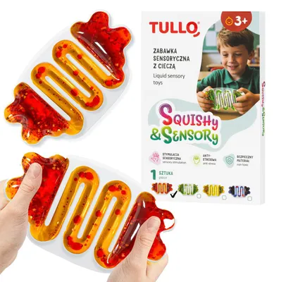 Produktbild von Squishy & Sensory. Flüssigkeitsspielzeug, rot - TULLO
