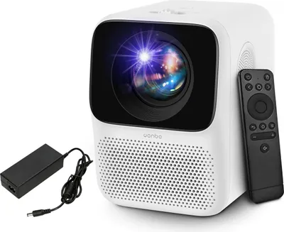 Zdjęcie produktu dla Przenośny projektor Xiaomi Wanbo T2, Full HD 1080p, biały