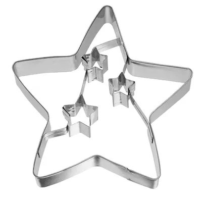 Image de RBV Birkmann Emporte-pièce étoile de Noël en acier inoxydable 10,5 cm