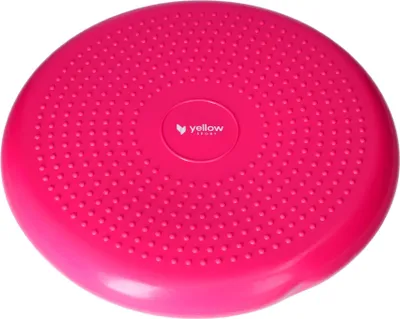 Image de yellowSPORT yellowDISK - Disque sensoriel avec pompe - rose - 34 cm - 1 pc.