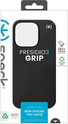 Immagine prodotto di Custodia per Apple iPhone 16 Pro - Cover posteriore Speck Presidio2 Grip - Nero